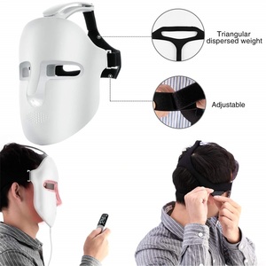 Máscaras Faciales <span class=keywords><strong>LED</strong></span> Recargables para Uso Doméstico, 4 <span class=keywords><strong>Colores</strong></span>, Máscara de Terapia de Fotones con Luz Roja, Máscara de Terapia de Luz Roja de Plástico Duro para la Cara - Product Image 3