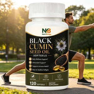 <span class=keywords><strong>NRJ</strong></span> OEM Schwarzkümmelöl mit Kurkuma Schwarzkümmelsamenöl Kräuterergänzung 120 Stück Natürliche Immununterstützung Softgels - Product Image 1