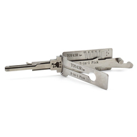 Outil d'allumage professionnel Lishi TOY43R Ign 2-en-1 : crochet et décodeur pour serrurier automobile, pour serrures de contact et de porte