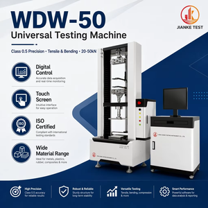Équipement d'essai de résistance à la traction WDW-50T, testeur de géotextiles 50 kN <span class=keywords><strong>Classe</strong></span> 0.5, pour essais de déchirement, perforation, CBR et éclatement sur géomembranes et géogrilles - Product Image 1
