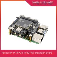 Module de communication 5G Raspberry Pi 5e génération, carte de développement PCIe vers M.2 5G/4G, système d'exploitation Linux pour applications IoT à distance