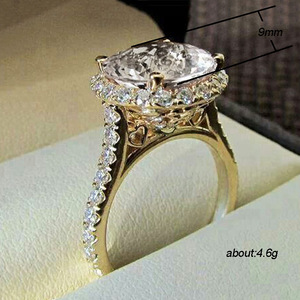 Anello vintage con design a pietra intarsiata per donna, gioiello elegante e alla moda - Product Image 5