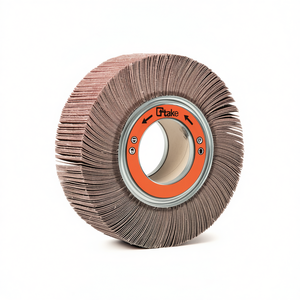 Ttake Flap Wheel Abrasive Cloth Corundum 200x50x54 Mm With Hole 60 Grit - Product Image 2