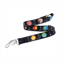 Lanière de poignet en polyester personnalisée de haute qualité, imprimée par sublimation, avec crochet pour téléphone et accessoires de porte-clés