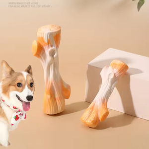 Thân Thiện Với Môi Nylon Vỏ Cây <span class=keywords><strong>Chew</strong></span> Đồ Chơi Cho Vừa Lớn Giống Chó Sức Khỏe Nha Khoa Mọc Răng Cứu Trợ Và Hung Tích Nhai An Toàn Bền - Product Image 2