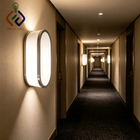 Lampes murales en acrylique Hampton Inn Confident Casual pour espaces publics, luminaires d'intérieur, appliques LED pour couloirs d'hôtel, design de lampe murale