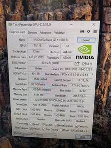 Tarjeta gráfica GeForce GTX 1660 Ti de 6GB y 192 bits con ventilador, GPU usada para computadora de escritorio. - Product Image 5