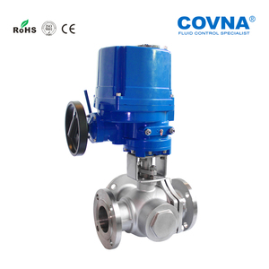 Venta de Liquidación COVNA B2B: Válvula de Bola Eléctrica de Acero Inoxidable de 3 Vías a Prueba de Explosiones, Tipo Regulador, con Brida - Product Image 5