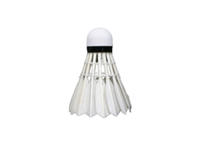 Volants de badminton LINGSHANG LS10F en plumes d'oie de classe A avec tête en liège composite - Product Image 3