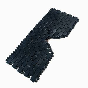 Masseur facial, masque facial pour la beauté, obsidienne noire, cristal de quartz rose, jade, masque de gua sha pour les yeux - Product Image 3