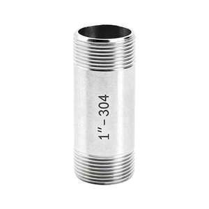 Conexiones <span class=keywords><strong>de</strong></span> Tubería <span class=keywords><strong>de</strong></span> Acero Inoxidable <span class=keywords><strong>de</strong></span> Alta Presión, Niple Roscado Doble Macho Pulido para Tuberías - Product Image 2
