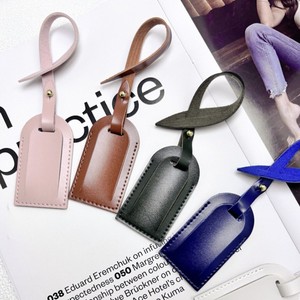 Etiquetas de Equipaje Personalizadas de Lujo, de Cuero Genuino, Resistentes, para Maletas, Bolsas de Viaje, Etiquetas de Identificación para Aeropuerto - Product Image 1