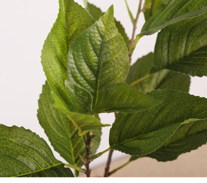 Nouveauté : Branches de feuillage artificiel d'hortensia vert de 28,5 pouces <span class=keywords><strong>pour</strong></span> décorations de mariage <span class=keywords><strong>et</strong></span> arrangements floraux <span class=keywords><strong>à</strong></span> la maison - Product Image 4