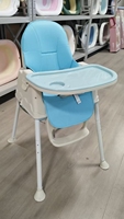 Chaise haute pliable multifonctionnelle en plastique bon marché pour l'alimentation des bébés Sièges pour la salle à manger Chaises hautes de cuisine pour les nourrissons
