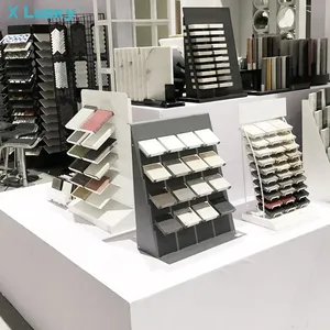 Nhà Máy Bán buôn bàn đá cẩm thạch kệ hiện đại đá thạch anh Rack hiển thị thiết kế mới Máy tính để bàn đá thạch anh hiển thị - Product Image 2