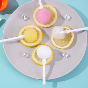Moule à glace et sorbetière avec grille à glace, réutilisable, portable, flexible, pour usage domestique, bloc de mélange pour whisky, sucette, en silicone+PP - Product Image 5