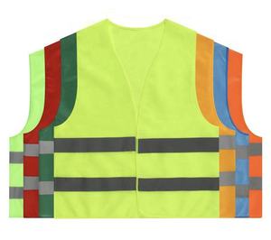 شبكة مرحبا فيس سترات السلامة عاكس العمل تحذير السلامة سترة عاكسة بناء الأمن المروري للسلامة على الطرق - Product Image 6