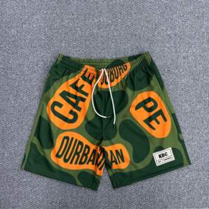Shorts de sport vintage épais en maille double couche pour hommes, 100 % coton, taille haute, braguette boutonnée, respirant, séchage rapide, vente en gros - Product Image 4