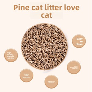 Pine Wood <b>Cat</b> <b>Litter</b> | Natural Plant-Based Pellets Low Dust Flushable Heating Bio Pellets Deodorizing Absorbent | OEM Bulk 10kg - Product Image 3