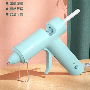 Pistola de pegamento termofusible Deli de 10W y 7/16 pulgadas, de temperatura única, herramienta para manualidades de estudiantes - Product Image 1