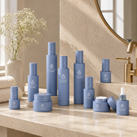Vente en gros de flacons de lotion en verre personnalisés vides, pots de crème pour le visage, contenances de 30g, 50g, 15ml, 20ml, 30ml, 50ml, 80ml, 100ml, 120ml, emballages pour soins de la peau