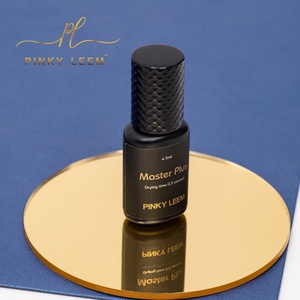 Pinky Leem Non-<b>latex</b> Non-formaldehyde Cluster Eyelash Glue extra Strong Lash Glue 5/10ml High Quality .03 Eyelash Extention Glue - Product Image 1