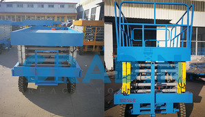 4 mètres 6m 8m 15m Batterie hydraulique mobile Remorque <span class=keywords><strong>Table</strong></span> élévatrice électrique à ciseaux - Product Image 6