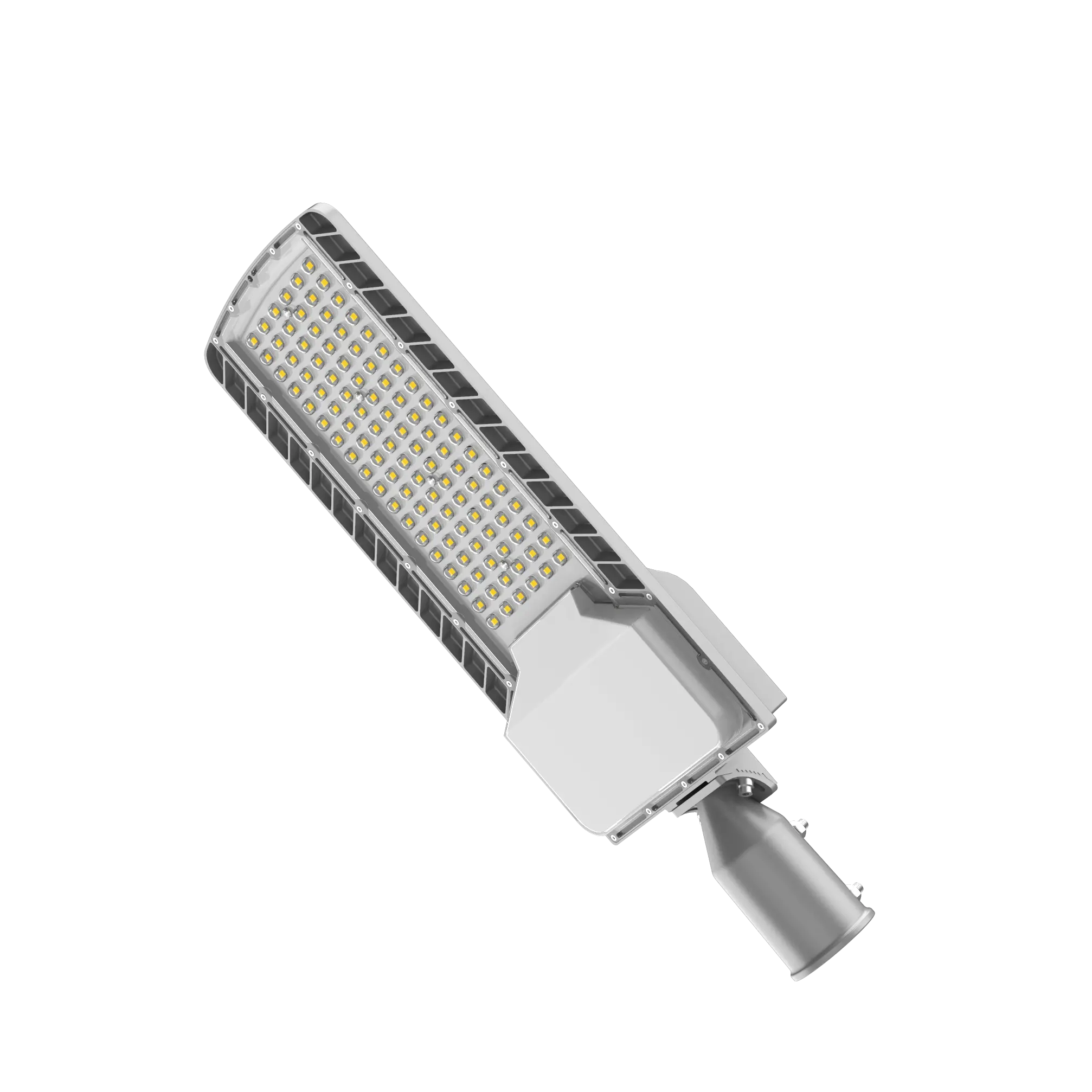 ไฟถนน LED EKiO 30-200W ประสิทธิภาพที่ไม่มีใครเทียบได้170lm/W ไฟถนน LED กลางแจ้งพร้อมฉากยึดมุมปรับได้