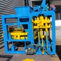 Presse à blocs de béton QT4-25 pour la fabrication de briques creuses et de blocs pleins, applicable au Ghana