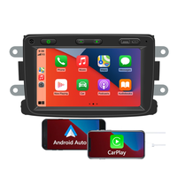 Estéreo para Auto con Pantalla Táctil de 7 Pulgadas, Bluetooth, Carplay Inalámbrico, Android Auto, para Renault Dacia, Reproductor de Audio para Auto