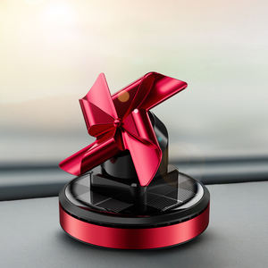 Diffuseur de parfum pour voiture moderne pour hommes, parfum léger longue durée, moulin à vent rotatif solaire, aromathérapie, désodorisant, décoration intérieure de voiture, frais - Product Image 1