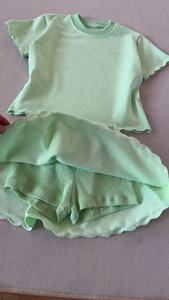 Le costume en coton doux pour <span class=keywords><strong>filles</strong></span> d'été, doux, mignon, tendance et à la mode, est parfait pour sortir - Product Image 2