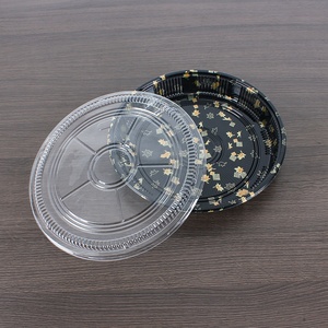 กล่องซูชิทรงกลมสำหรับใส่อาหารแบบนำกลับบ้าน/บรรจุภัณฑ์<span class=keywords><strong>ซูชิ</strong></span> ราคาโรงงาน ขายดี - Product Image 5