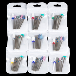 Kit d'outils de manucure en acier inoxydable de haute qualité, embouts de ponçage pour ongles en acrylique, <span class=keywords><strong>dissolvant</strong></span> de vernis à ongles, embouts de ponceuse à grain 2,35 mm - Product Image 1