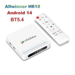 H96 H618บวกกับกล่องสมาร์ททีวีพร้อมแอนดรอยด์14 ALLWINNER H618 Quad Core Dual Band WiFi Dual Band WIFI เล่น BT5.4มีเดียพร้อมรีโมทคอนโทรล - Product Image 1