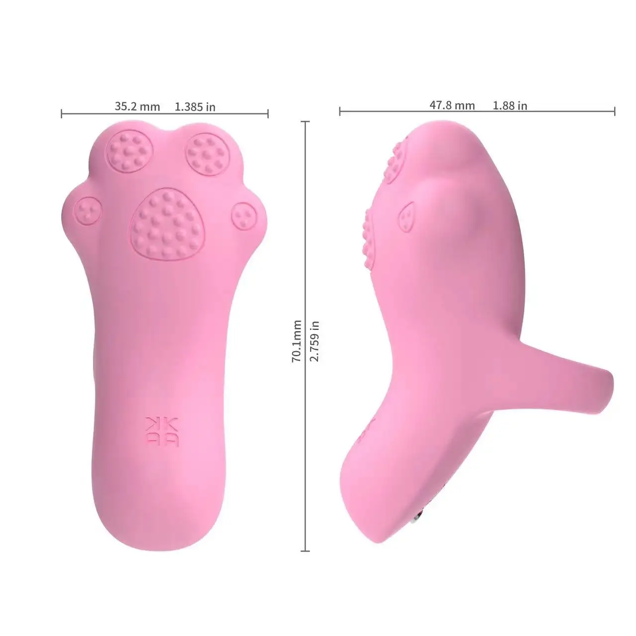 Nouveau arrivé Clitoris Mini masseur rose chat patte doigt vibrateur G Spot vibrateur anneau jouets sexuels pour les femmes