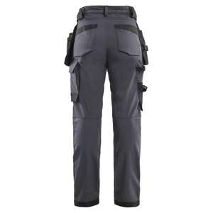 BLAKLADER - 712116459699C38 Pantalones artesanos para mujer 4 vías elásticos Gris medio/Negro-PANTALÓN DE TRABAJO EAN 7330509922002 - Product Image 2