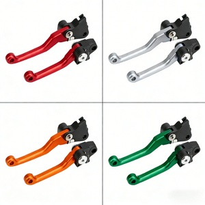 Kit universel de leviers de frein et d'embrayage en aluminium CNC pour Yamaha YZ125/250/450, anodisé, multicolores, réglables, haute qualité - Product Image 3