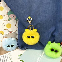Promotion : Porte-clés Pompon en Peluche Mignon et Original, Pendentif de Sac à Main, Breloque pour Clés de Voiture, Ornement Suspendu pour Cadeaux