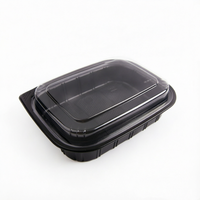 Boîte d'emballage alimentaire personnalisable en PET transparent de qualité alimentaire pour boulangerie, gâteaux, pain, sushis