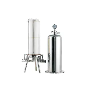 Pp PE Filter Element Single Core Filter Stainless Steel Water Filter Housing
