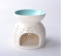Pot diffuseur d'huile en céramique aromathérapie lampe à huile photophore poterie maison chambre décor pour cadeau de pendaison de crémaillère de noël