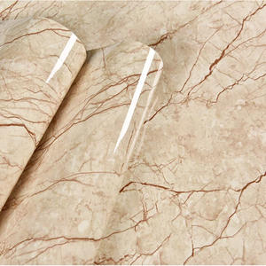 Papel de pared de contacto de mármol brillante, <span class=keywords><strong>vinilo</strong></span> autoadhesivo impermeable a prueba de aceite, papel tapiz de PVC 3D <span class=keywords><strong>para</strong></span> <span class=keywords><strong>encimera</strong></span> de cocina - Product Image 2