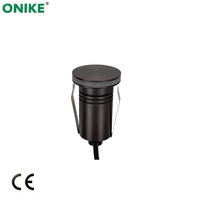 2700K-6000K RGB Lampu Sorot Lanskap Luar Ruangan IP67 Tahan Air Aluminium Kaca LED Lampu Taman Tersembunyi 2.5W CRI Tinggi 90