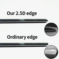Tapis de souris de jeu en verre trempé 3 mm 2.5D à bords incurvés ZhongYu, surface de revêtement AG Oil Sand AF, base antidérapante en silicone, OEM