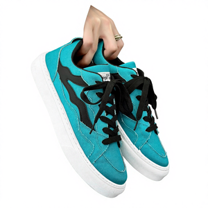 รองเท้าผ้าใบแฟชั่นผู้ชาย ฤดูใบไม้ผลิ 2025 สีพื้น ผ้าฝ้าย ระบายอากาศ พื้นนุ่ม เพิ่มความสูง แบบผูกเชือก - Product Image 4