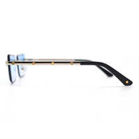 Montures de lunettes de vue classiques unisexes en forme de losange pour hommes et femmes, sans monture, pour la lecture