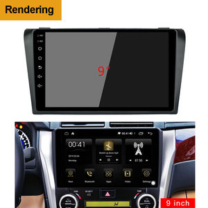 Rhythmus 2 Din Autozubehör Autoradio Fascia Stereo Panel DVD Rahmen für Mazda 3 2004-2012 Auto Interieur Zubehör - Product Image 3