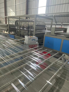 Machine d'extrusion de tuiles de toit ondulées, en PVC, trapézoïdal - Product Image 2