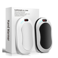 Banque de puissance de chauffe-mains rechargeable par USB avec 10000mAh, réutilisable avec affichage led Chargeur mobile de chauffe-mains électrique